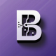 Logo with Letter 'B' - Minimalist Design